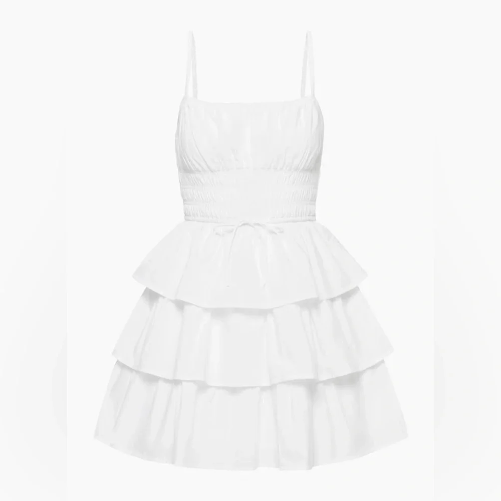 Wilfred Blooming Poplin Dress in Blue - Picture 5 of 8